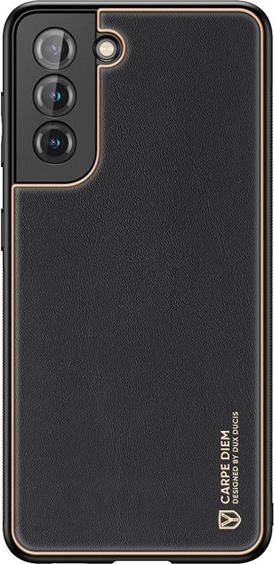 Actual product image Dux Ducis Yolo elegant case made of soft TPU and PU leather for Samsung Galaxy S21 5G black (Samsung Galaxy S21 5G)