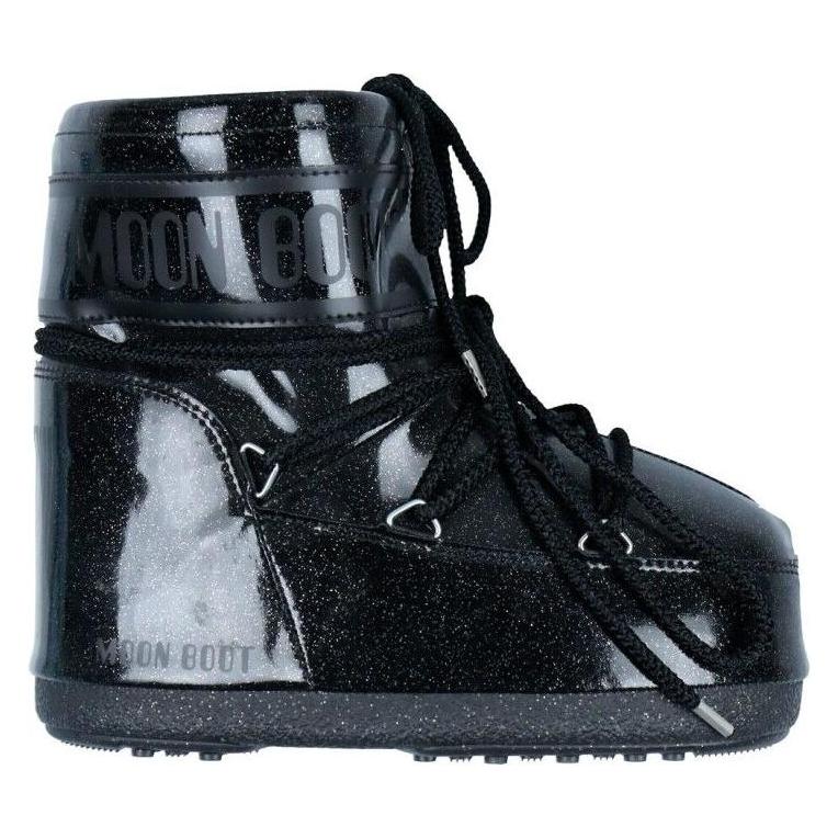 Moon Boot, Damen, Boots + Stiefel, Icon Low Glitter - Schneeboots, Schwarz, (36, 38)