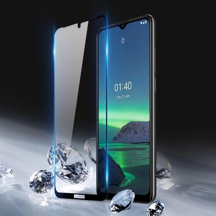 Actual product image Dux Ducis 10D Tempered Glass Tough Screen Protector Full Coveraged with Frame for Nokia 1.4 transparent (Nokia 1.4)