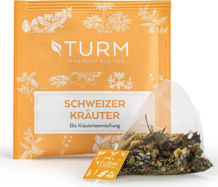 Produktbild Turm Kaffee Bio Schweizer Kräuter 20er Schachtel (50 g)