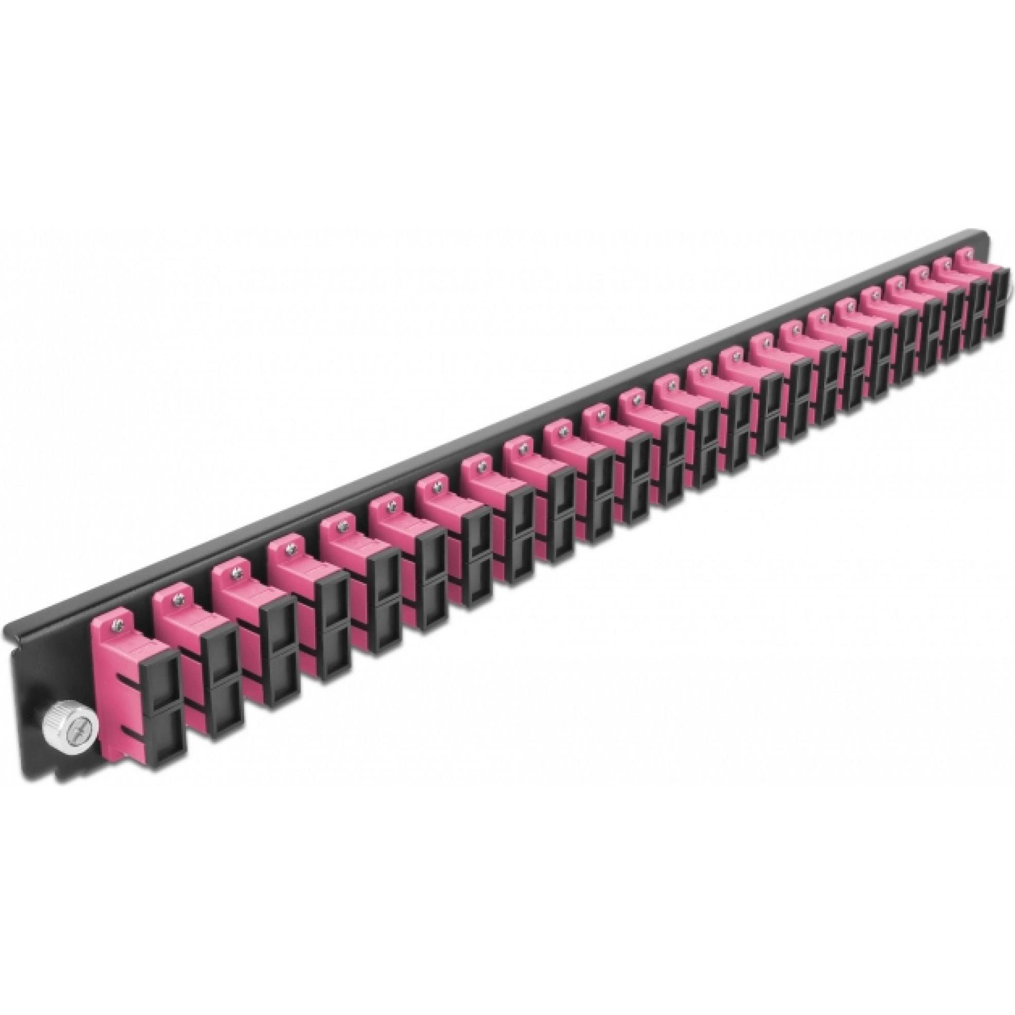 Delock Rack-Montageblech für Glasfaser-Spleissbox (CAT7, 0.04 m), Netzwerkkabel