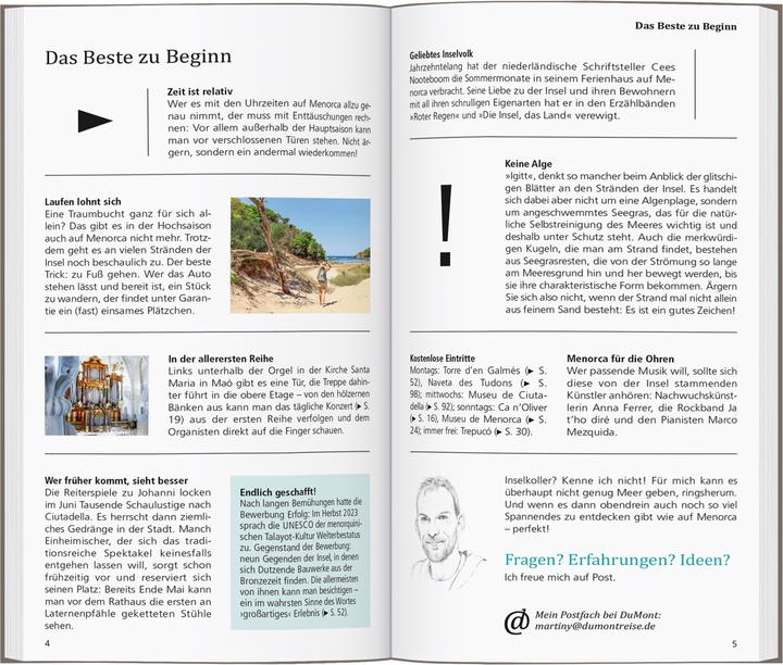 Actual product image direkt Reiseführer Menorca (German, Jonas Martiny, 2025)