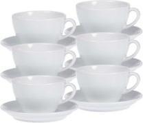 Productafbeelding Esmeyer Koffiekopje Bistro Drinkbak capaciteit: 200 m Materiaal: Porselein (200 ml, 6x)