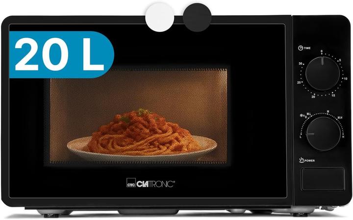 Immagine prodotto Clatronic Microonde MW 791 20L 700 Watt MW 785 (nero) (20 l)