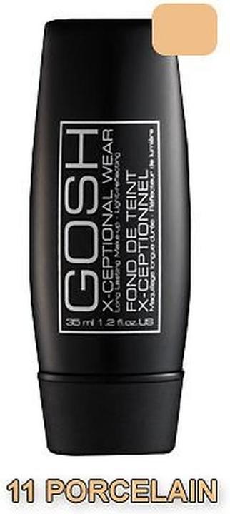 Actual product image Gosh X-CEPTIONAL WEAR FOUNDATION long lasting makeup #11-porcelai (11)