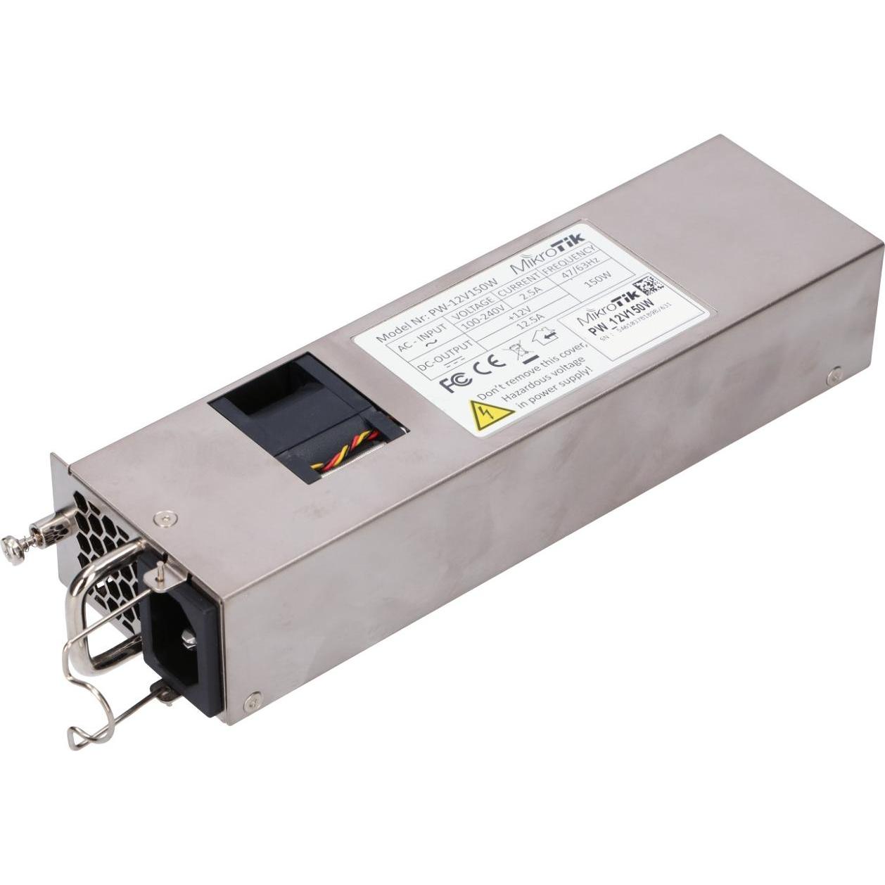 MikroTik MT 12POW150 HOT SWAP 12V 150W NETZTEIL FÜR CCR1072-1G-8S+, Netzwerkkabel