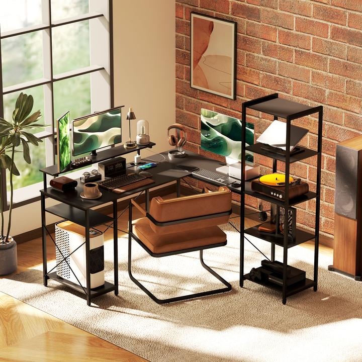 Actual product image Homcom Eckschreibtisch (140 x 137 x 139.5 cm)