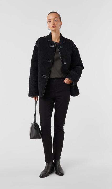 Immagine prodotto Comma Bluse Kurzärmelige Satinbluse mit Logodetails (32)