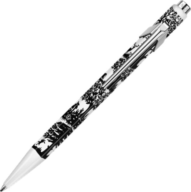 Immagine prodotto Caran d'Ache 849 Scherenschnitt mit Etui (Nero, Argento, 1 x)