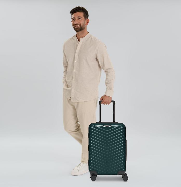 Immagine prodotto Redolz Essentials 18 4 Rollen Kabinentrolley 55 cm mit Dehnfalte (44 l)