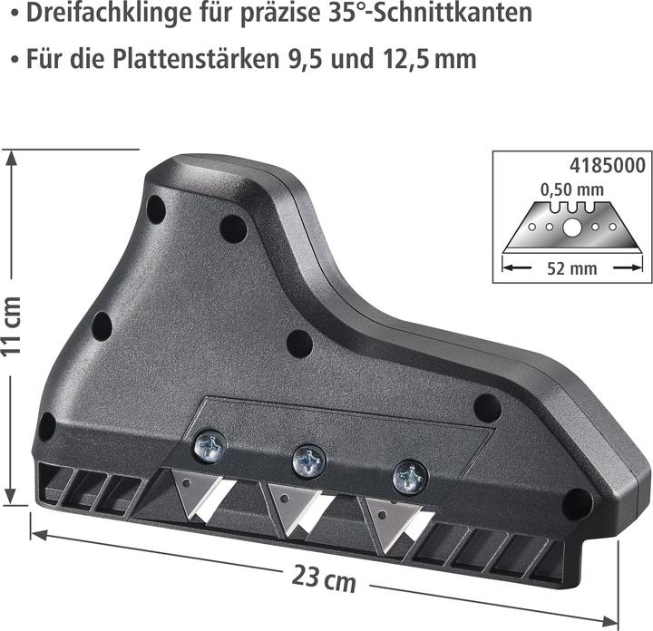 Produktbild wolfcraft 1 Kantenhobel mit 3-Schneiden