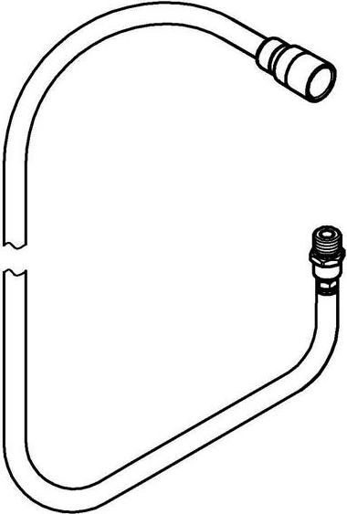 Productafbeelding Grohe Doucheslang voor SmartControl SPT batterijen chroom (142.50 cm)