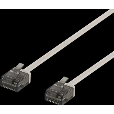 Thumbnail - Deltaco patchkabel - 2 m - gra (U/UTP, CAT6a, 2 m), Netzwerkkabel