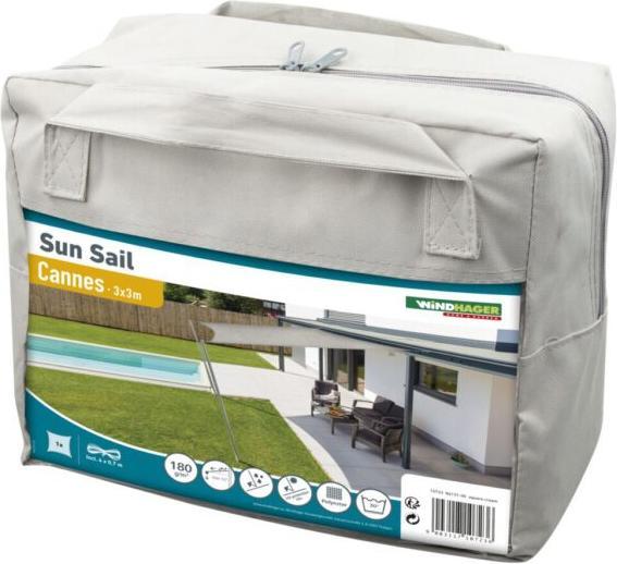 Produktbild Windhager Sun Sail CANNES Quadrat (500 x 500 cm)