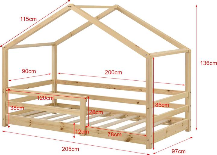 Image du produit En.Casa Aplatir (90 x 200 cm)