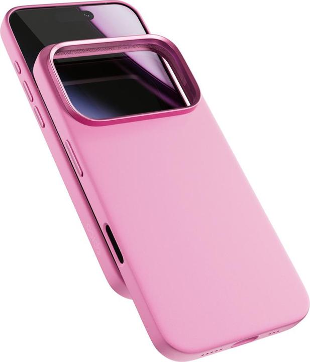 Actual product image Epico Silicone Pro Mag+ Case Hülle für iPhone 17 Pro Qi2 MagSafe kompatibel rosa (Apple iPhone 17 Pro)