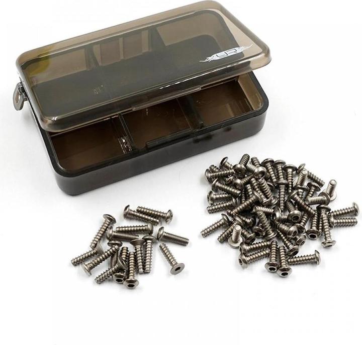 Image du produit Yeah Racing Schraubenbox Titanium Tamiya MB-01, Schraubenkopf