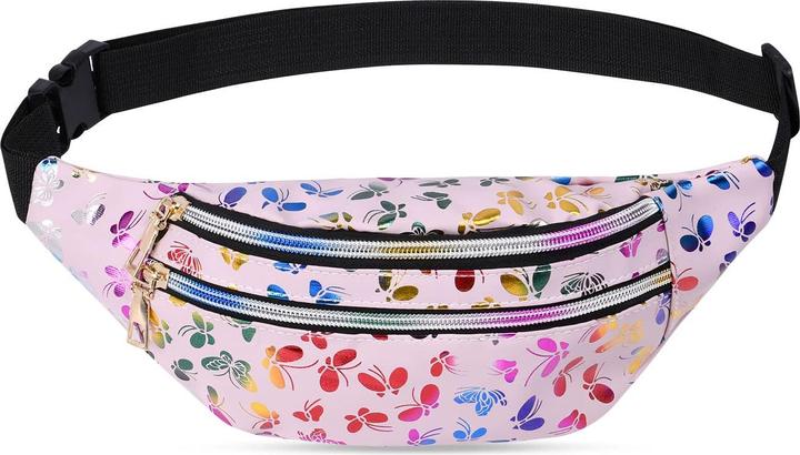 Only-Bags.Store Gürteltasche, Fanny Pack Fashion Wasserdicht, Fanny Pack Gürteltaschenfächer mit 3 Fächern