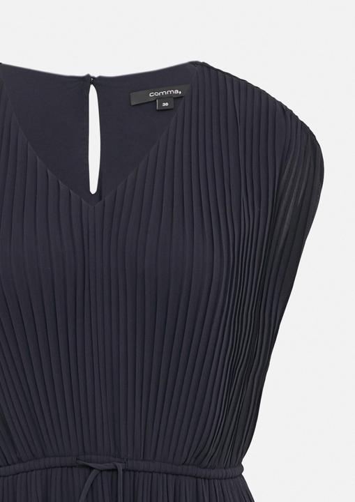 Produktbild Comma Kleid Plissiertes Midikleid aus Chiffon (46)