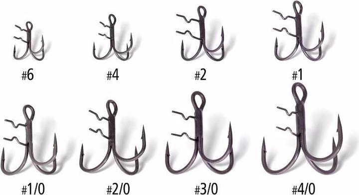 Actual product image Quantum Claw Treble Hooks