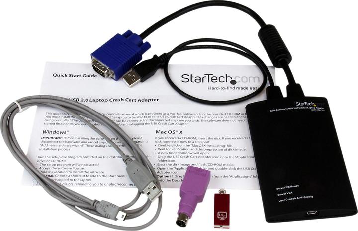 Image du produit StarTech Kvm à USB Laptop Crash Cart