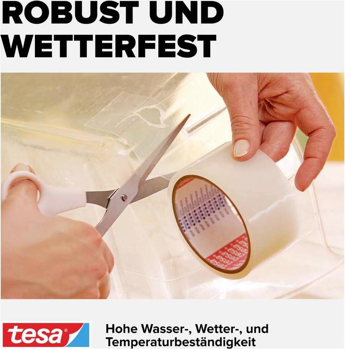 Produktbild tesa EXTRA POWER Reparaturband, transparent (48 mm)