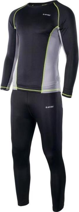 Actual product image Hi-Tec Men's thermal underwear set KAMO SET black and grey S. XXL (XXL)
