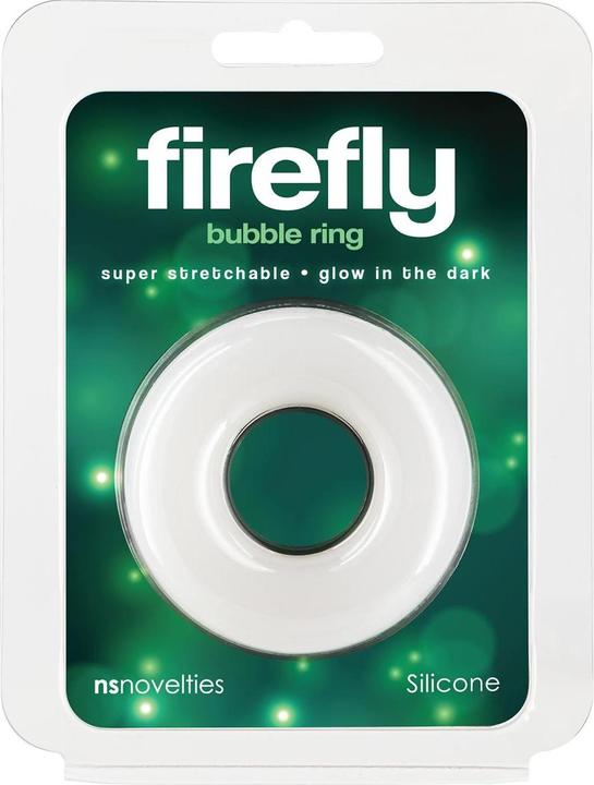 Actual product image NS Novelties firefly bubble ring large white (6 cm)