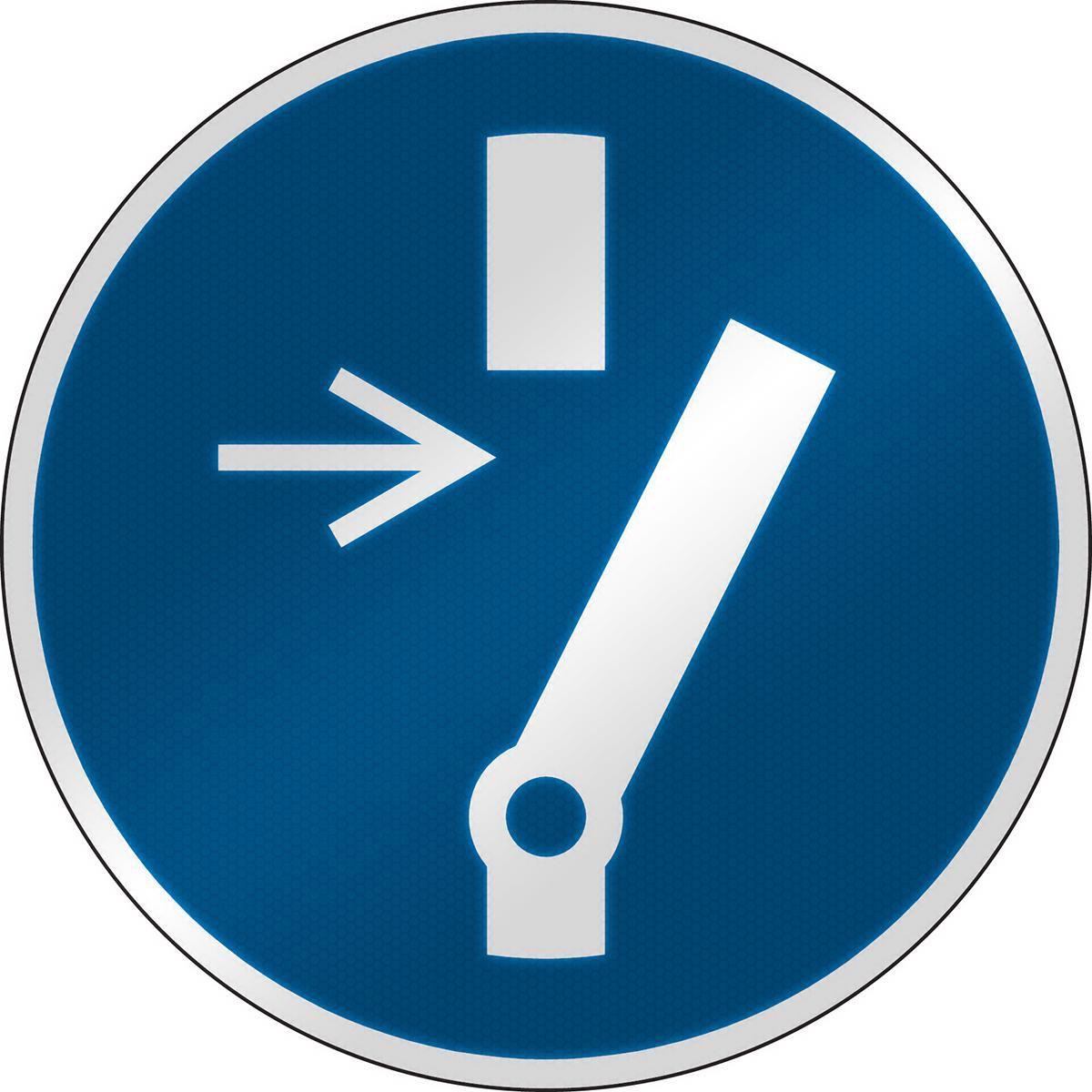 Brady, Sicherheitskennzeichnung, ISO-Sicherheitsschild - Vor Wartung oder Reparatur freischalten