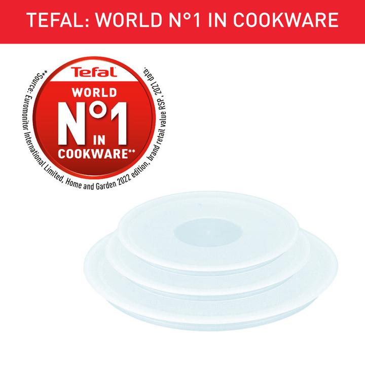 Actual product image Tefal Ingenio G6 Plastic Lid Set 16/18/20cm (20 cm, Plastic)