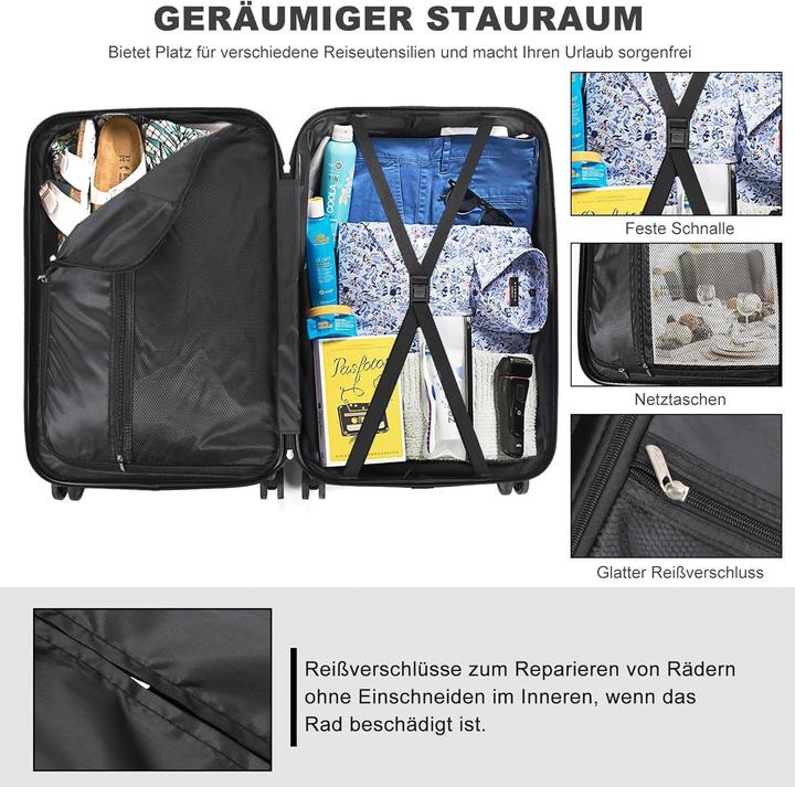 Produktbild MoFut Hartschalen-Trolley mit Zahlenschloss (65L) (65 l)