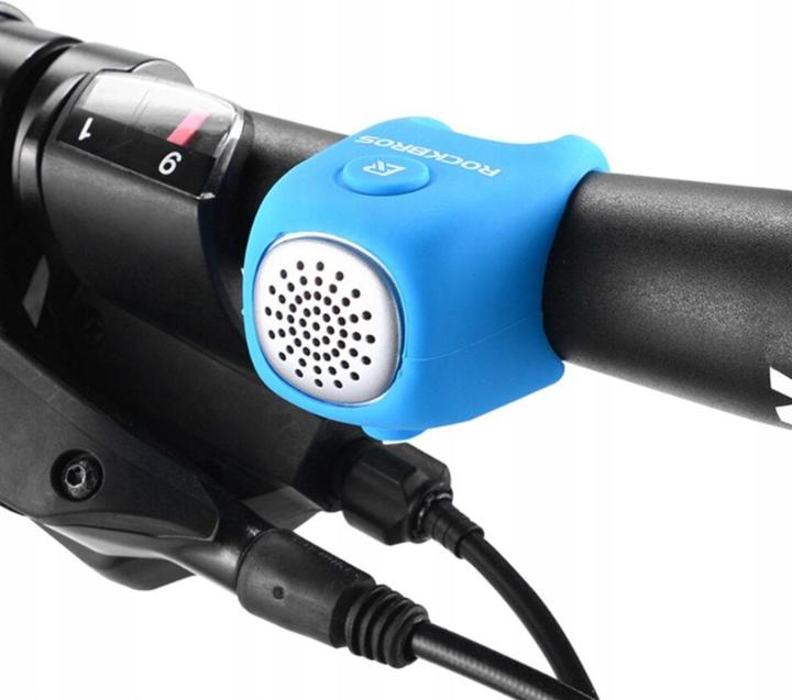Produktbild Rockbros CB1709BU electronic bicycle bell - blue