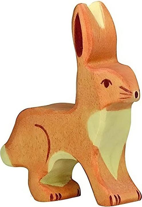 Produktbild Holztiger Hase, Ohren hoch