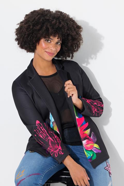Produktbild Angel of Style Blazer, Langarm mit Blume, Color-Futter (46)