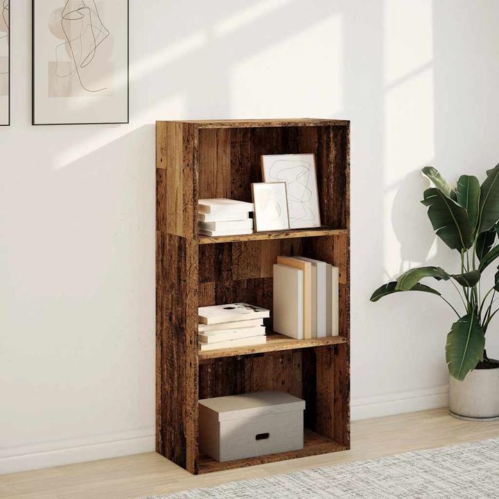 Immagine prodotto VidaXL Bücherregal Regal Standregal Büroregal Aufbewahrungsregal Altholz-Optik (60 x 30 x 114 cm)