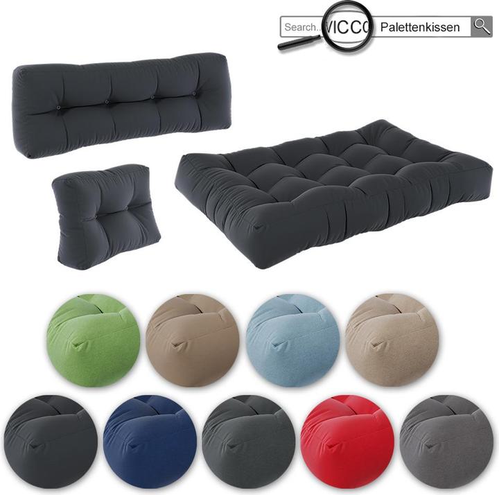 Actual product image Vicco Set Flocken (120 x 20 x 40 cm, 120 x 80 x 15 cm)