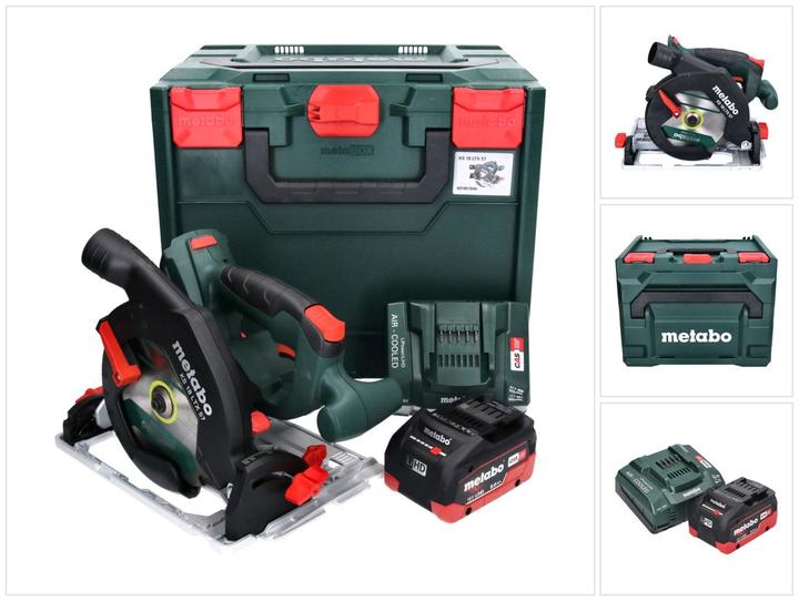 Produktbild Metabo KS 18 LTX 57 Akku Handkreissäge 18V 165x20mm + 1x Akku 8,0Ah + Ladegerät + MetaLoc