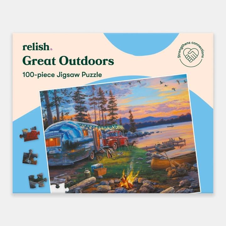 Ally Clock Puzzle 100 pièces - Great Outdoors