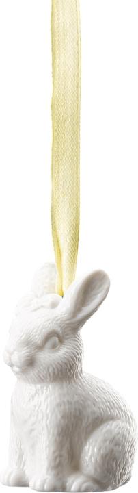 Produktbild Hutschenreuther Osteranhänger - Weiss - Hase sitzend (1 x, 4 x 6.5 cm)