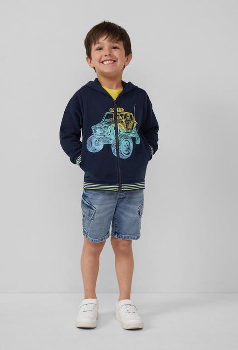 Immagine prodotto S.Oliver Sweatshirt Jacke Kapuzen-Sweatshirtjacke mit Frontprint (116, 122)