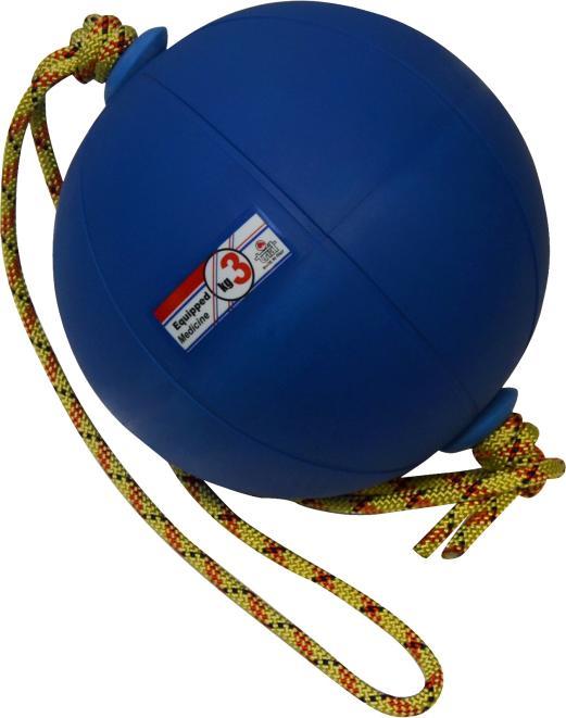 Actual product image Trial Special medicine ball with rope guide, 3 kg (3 kg, 250 mm)