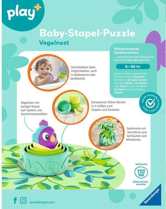 Produktbild Ravensburger Vogelnest (4 Teile)