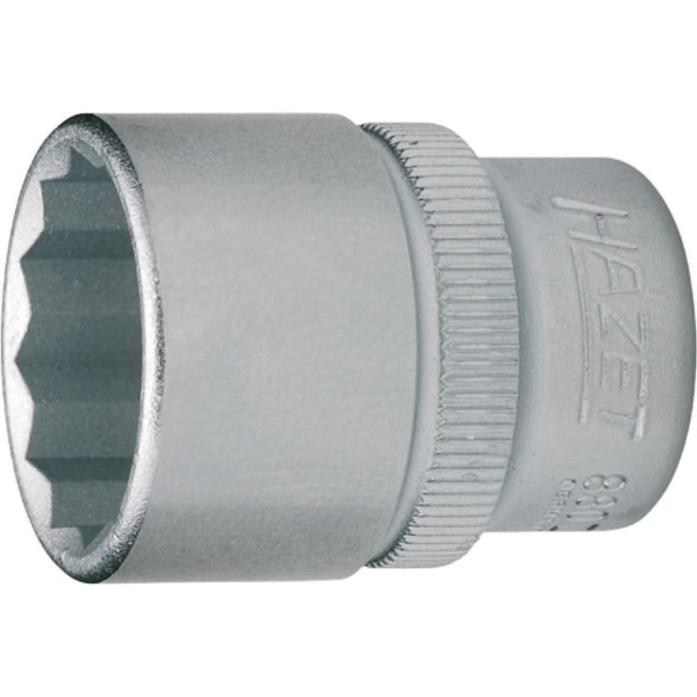 HAZET, Steckschlüssel + Stecknuss, Steckschlüsseleinsatz ∙ Doppelsechskant 880Z-9 ∙ Vierkant10 mm (3/8 Zoll) ∙ Aussen Do...