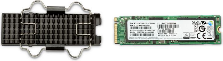 Image du produit HP Z Turbo Drive. Capacité de stockage SSD : 256 Go, Facteur de forme SSD : M.2, Composant pour : (256 Go, M.2)