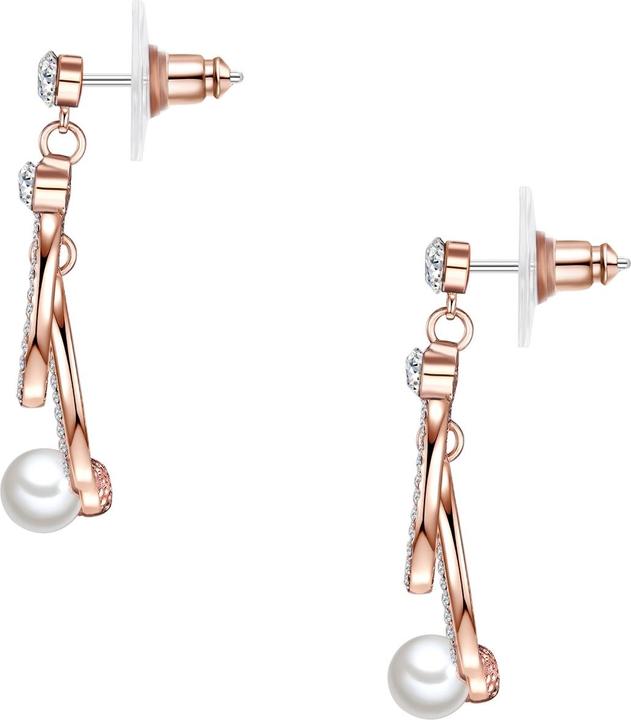 Produktbild Lulu & Jane Metall-Legierung Glas Muschelkernperle roségold - 33388 (Metall-Legierung)