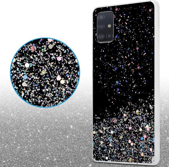 Actual product image Cadorabo TPU cover sparkling glitter (Samsung Galaxy A51 5G)