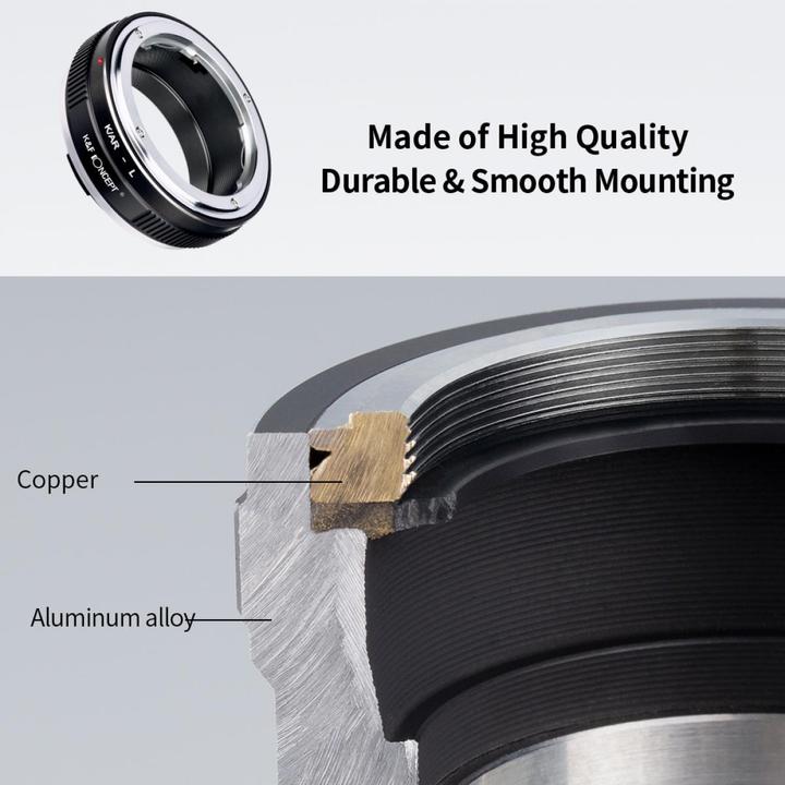 Produktbild K&F Concept High Precision Lens Adapter Mount, M39-L