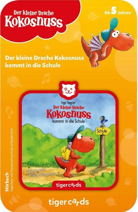 Tigermedia Tigercard Der kleine Drache Kokosnuss kommt in die Schule (Deutsch)