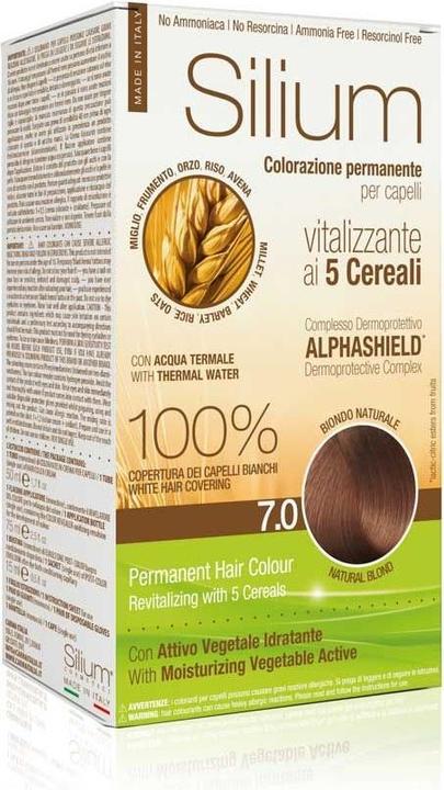 Actual product image Silium Ai 5 Cereali 7.0 Natural Blonde Hair Care Products