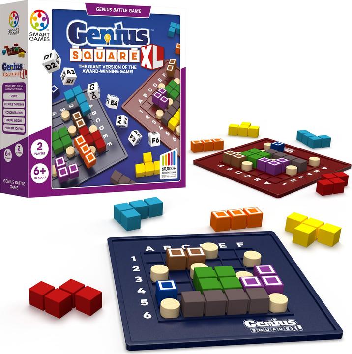 Actual product image Smart Games SmartGames - Genius Square XL, Battle Puzzle Game, 6+ Years (French)